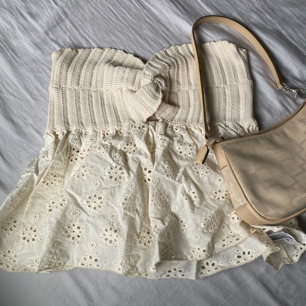 detailed tube top